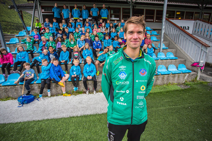 Arild Hagen Bakke står i spissen for Voldas fotballfritidsordning, som nå er en av Norges største.