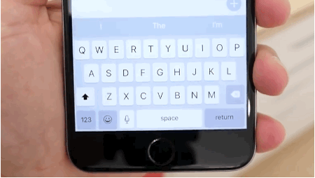 I iOS 9 er det lett å se om du skriver med små eller store bokstaver
