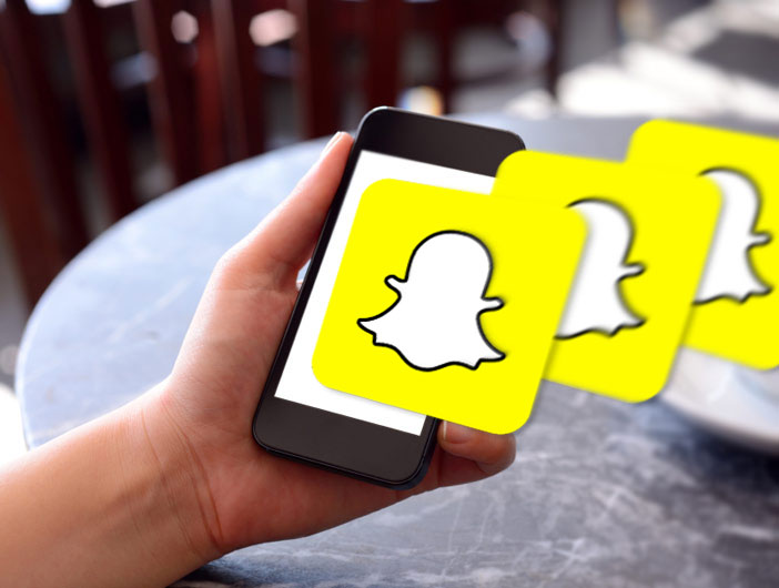 Video og chat i Snapchat