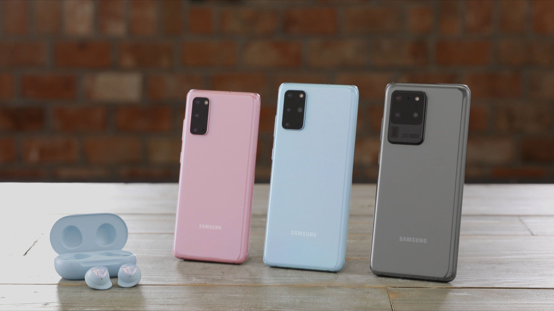 De tre Samsung Galaxy S20-mobilene er 5G-klare.