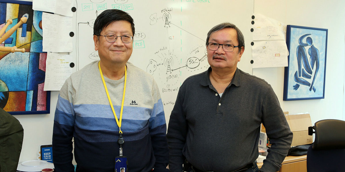 Thanh Van Do (til høyre), professor II ved OsloMet og Fellow Scientist hos Telenor