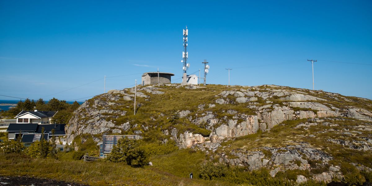 5G-masten på Mausund sørger for en ny hverdag med 5G
