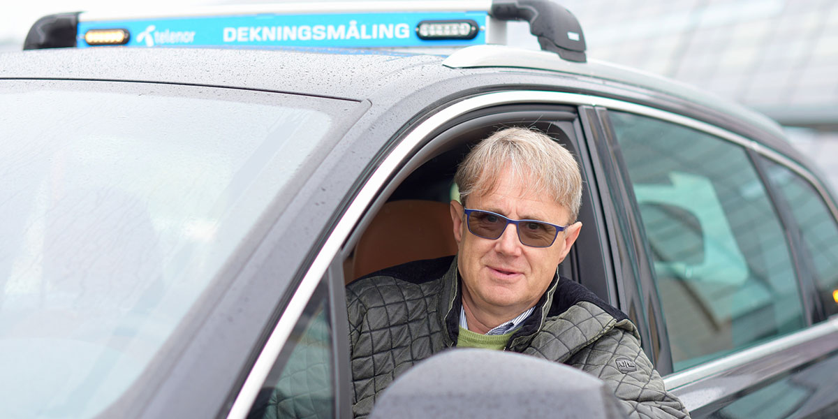 SIKRER GOD DEKNING: Dekningsdirektør Bjørn Amundsen i Telenor.