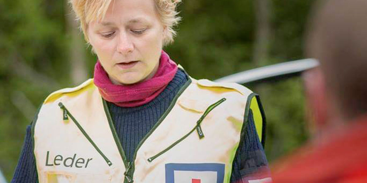 Innsatsleder Kjersti Løvik i Røde Kors.