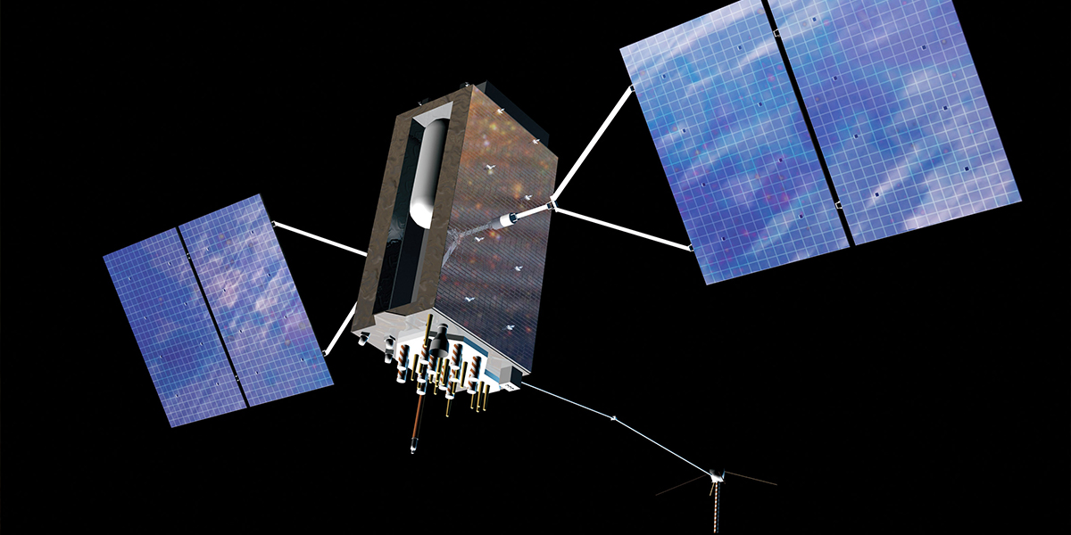 Bilde av en satelitt