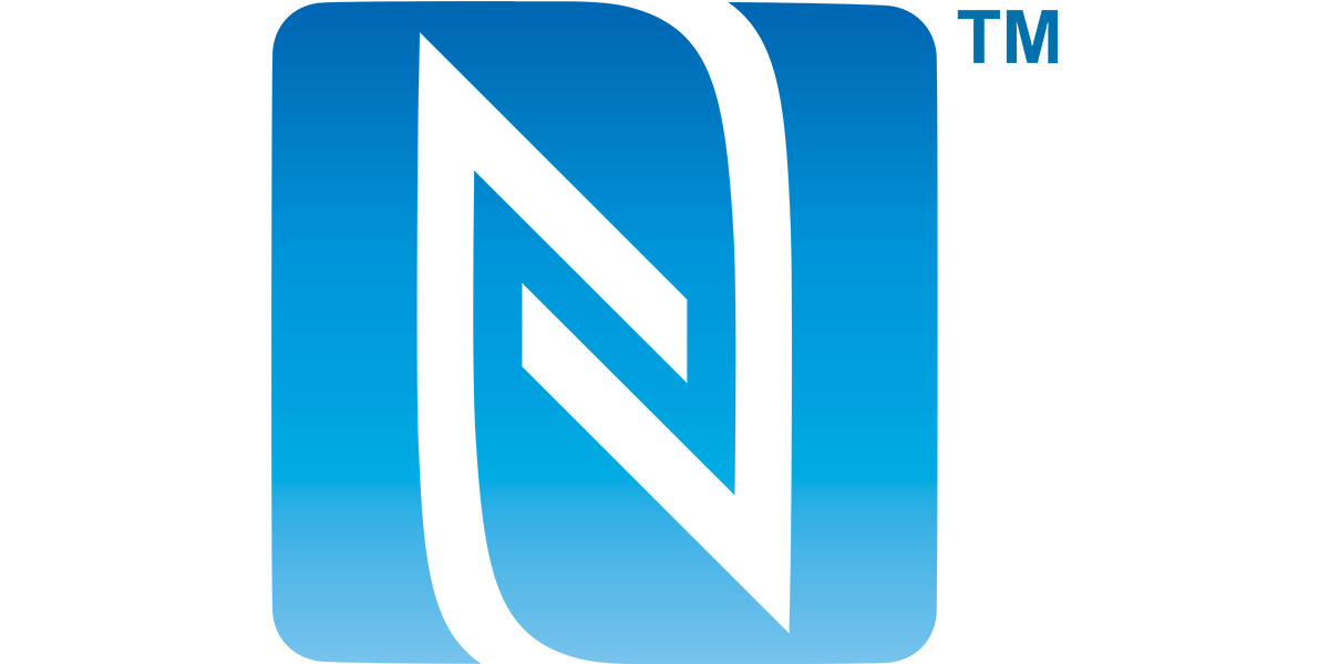 NFC-logoen viser at enheten støtter overføringsteknologien.