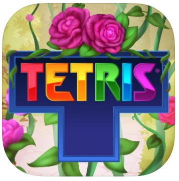 Offisiell logo for EAs Tetris-spill på iOS og Google Play