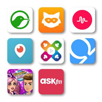 App ikoner nettvett