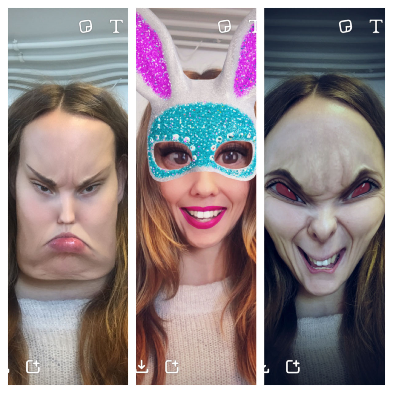 Noen flere Snapchat-filtre