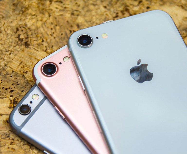 iPhone 6s, iPhone 7 og iPhone 8