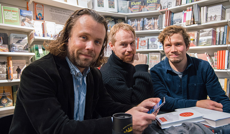 Anders Storbråten, Christian Skrede og Ludvig Ovtun van der Hagen