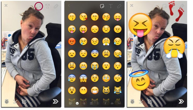 snapchat-triks emoji