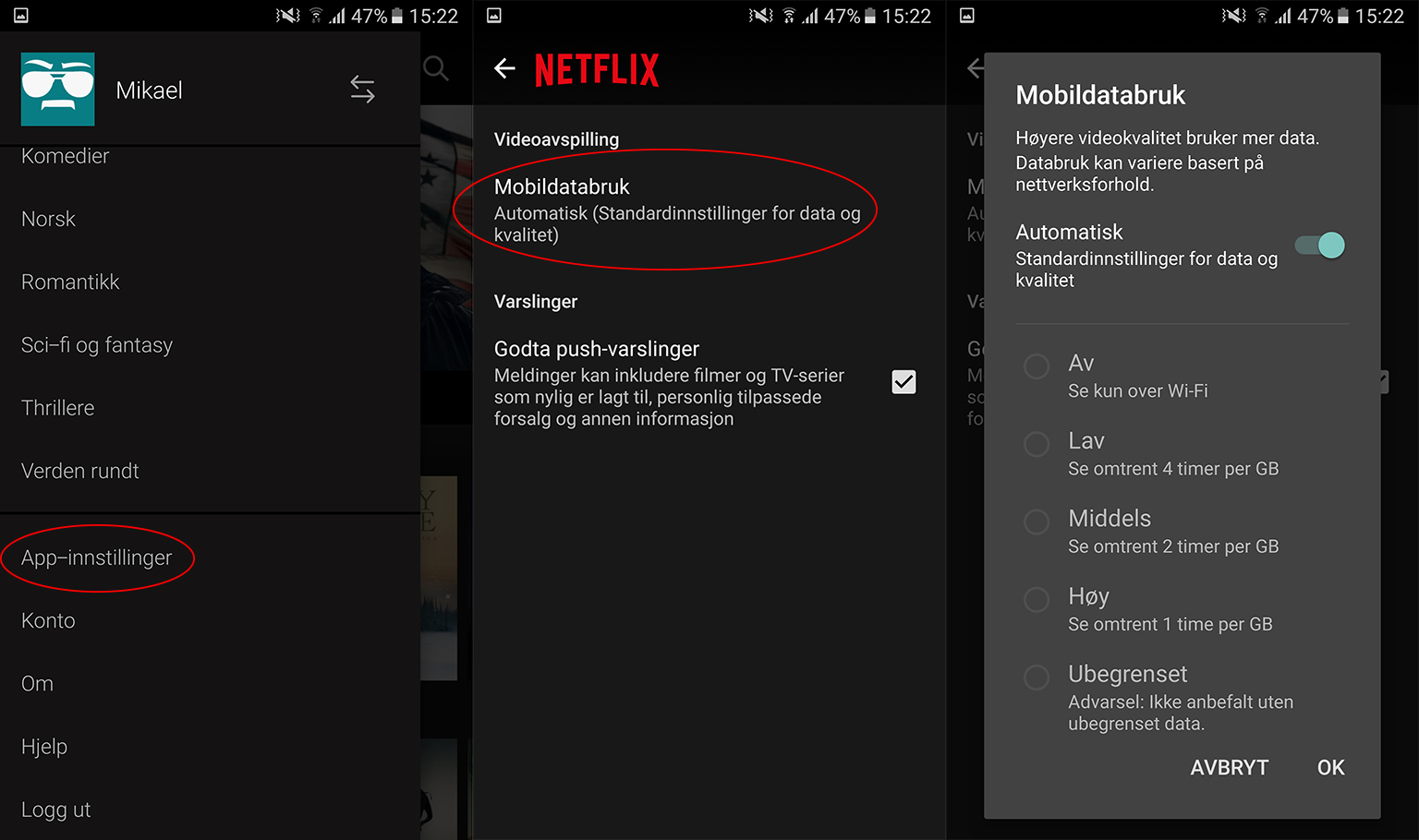 Netflix bruker raskt mye mobildata