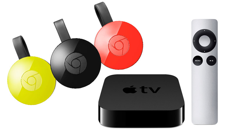 Apple TV og Chromecast