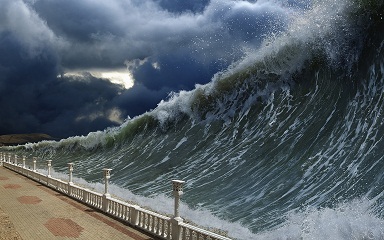 Stor tsunamibølge